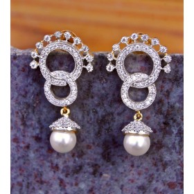 American Diamond Delicate Dangler Earrings